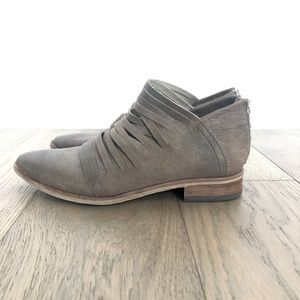 Free People grey leather flats